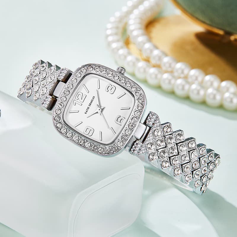 Katie Ermilio Quartz Watch Silver Dial 29mm