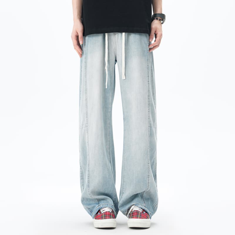 BRNR Vintage Washed Straight Jeans