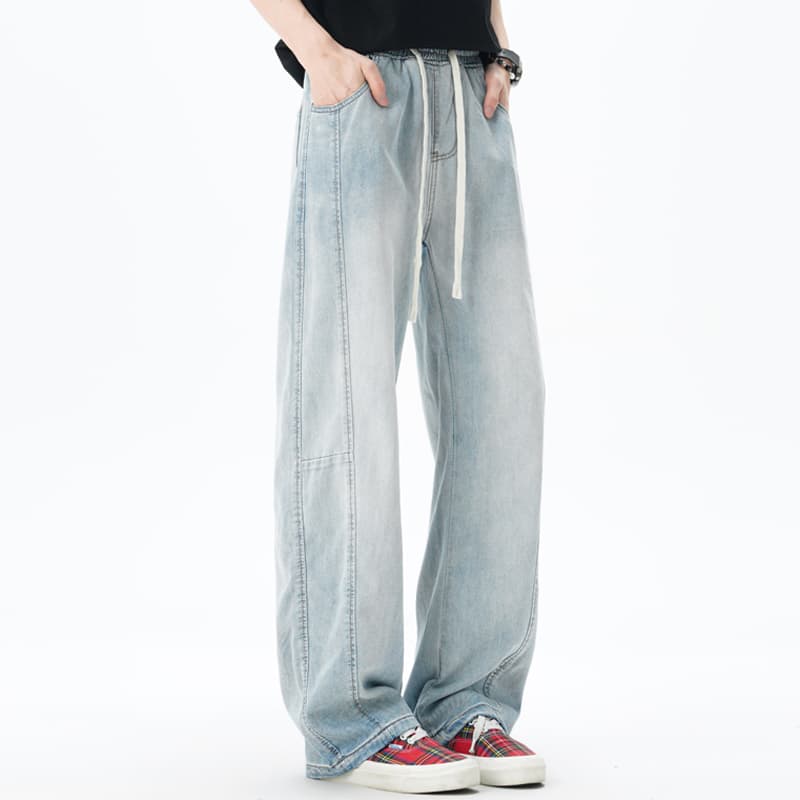BRNR Vintage Washed Straight Jeans