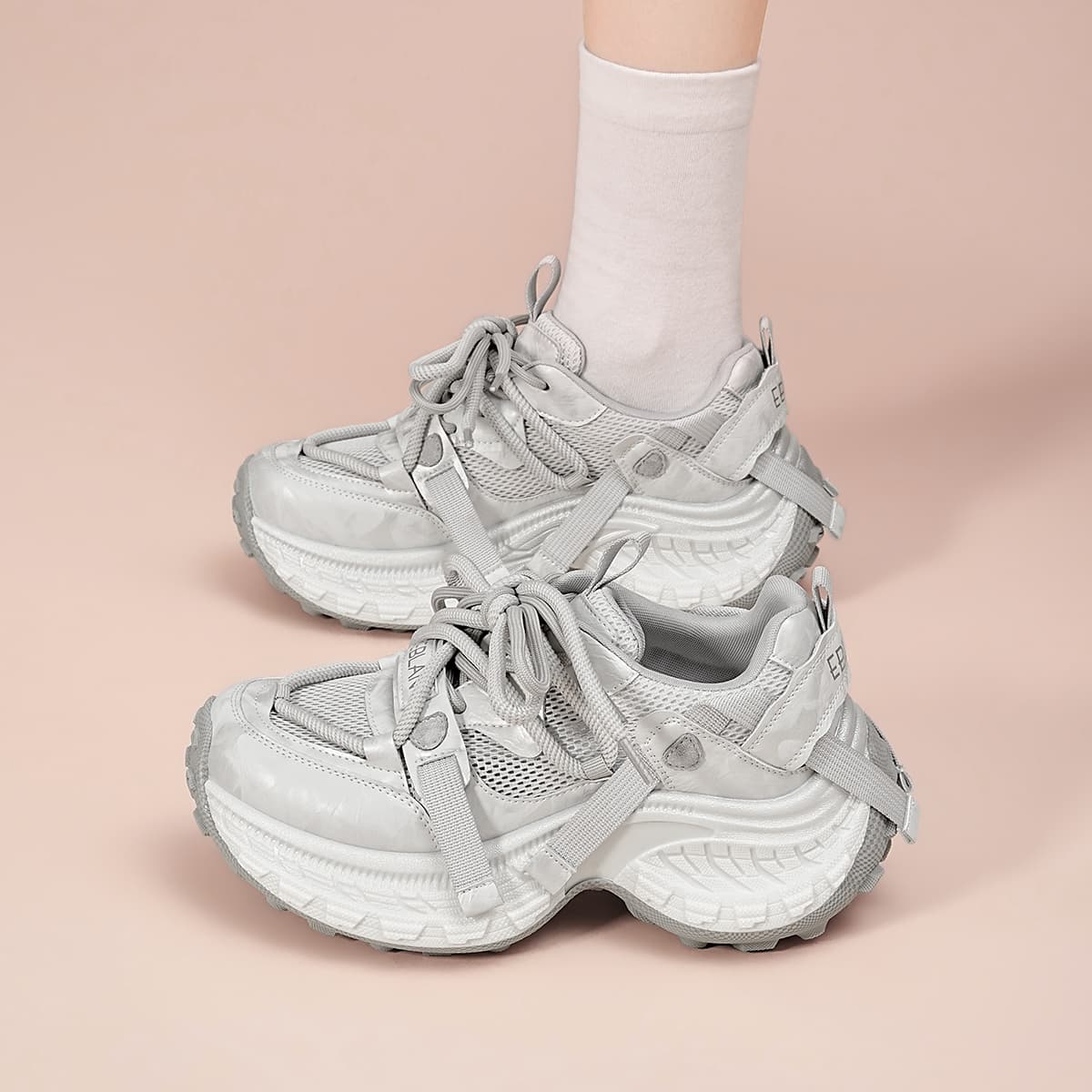EBLAN Retro Dad Shoes White
