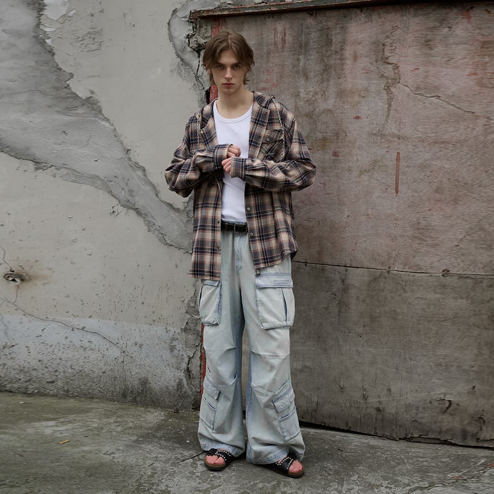 heartboon Denim Cargo Jeans