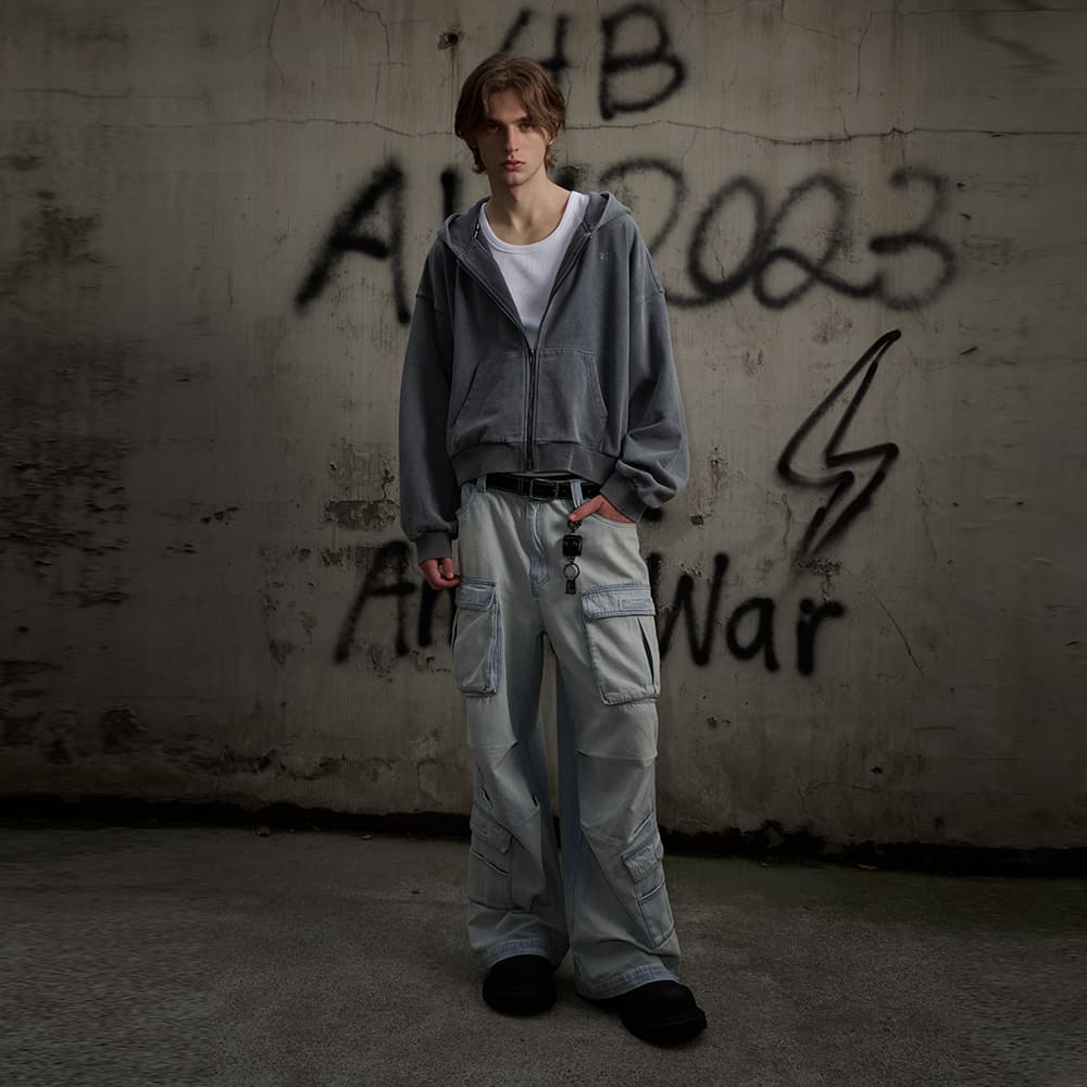 heartboon Denim Cargo Jeans