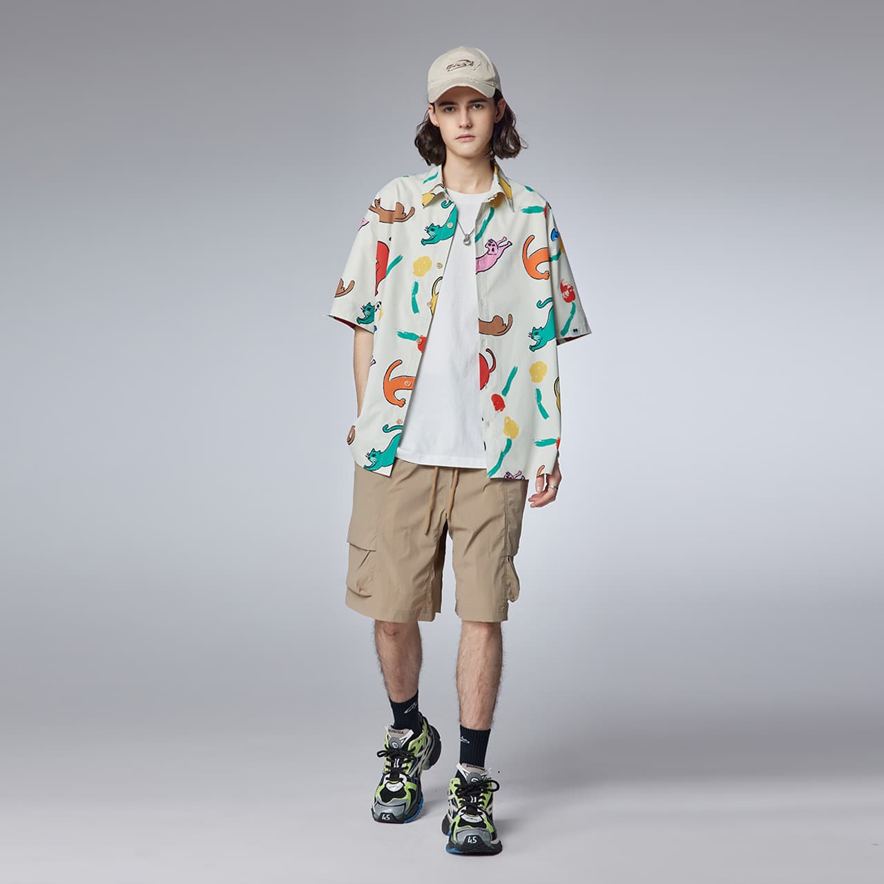 Guuka Hawaiian Shirt White