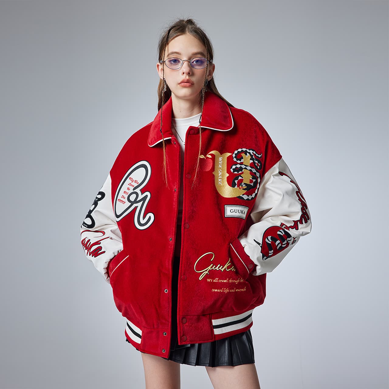 Guuka Retro Varsity Jacket