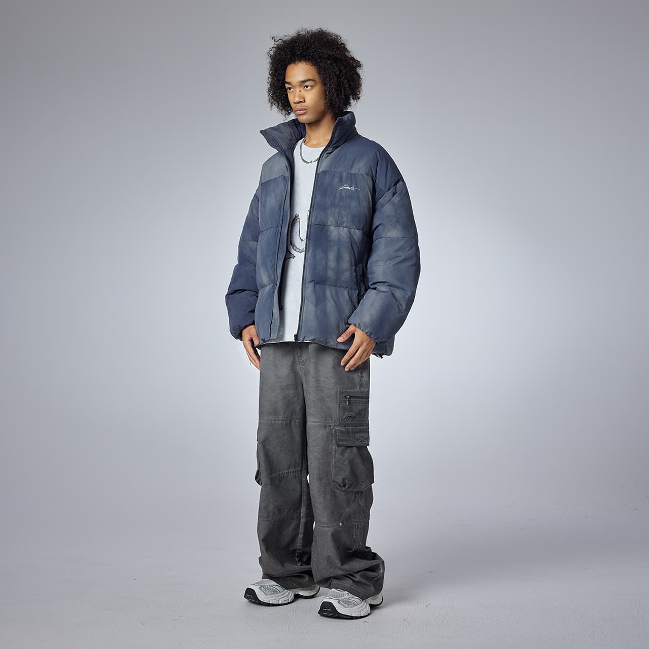 Guuka Tie-Dye Gradient Down Jacket