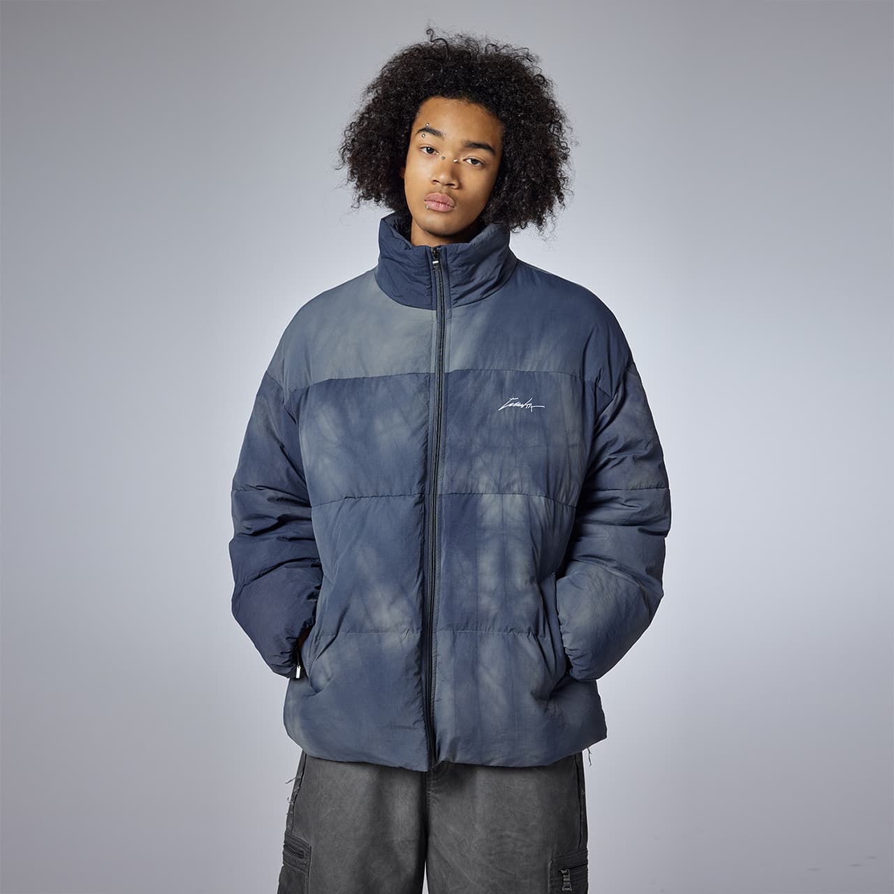 Guuka Tie-Dye Gradient Down Jacket