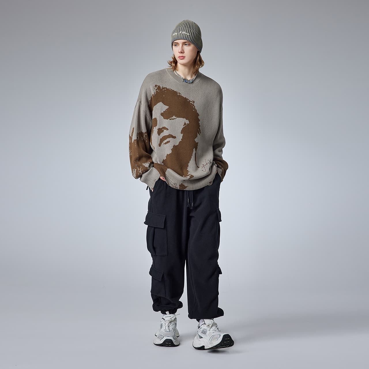 Guuka Sweater Cement Gray