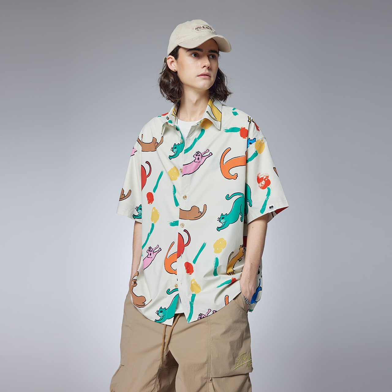 Guuka Hawaiian Shirt White
