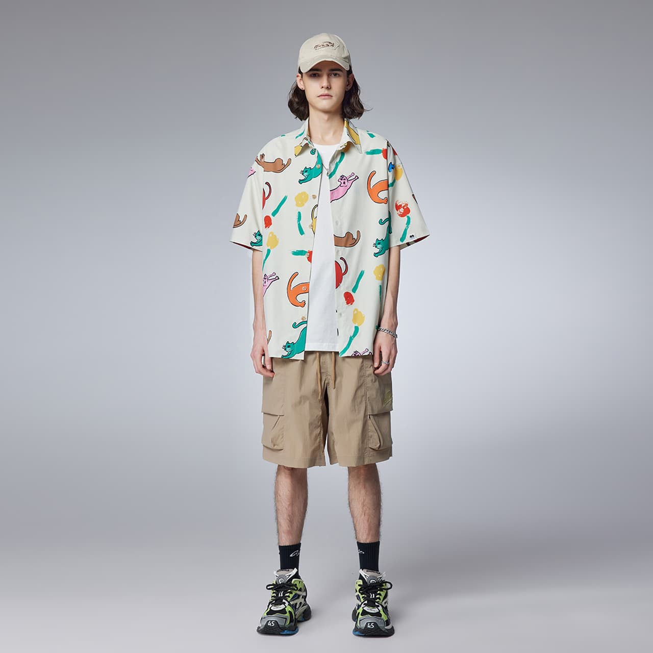 Guuka Hawaiian Shirt White
