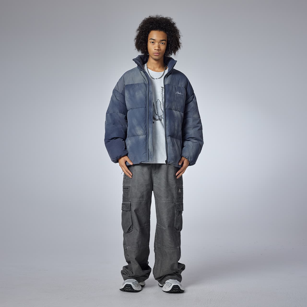 Guuka Tie-Dye Gradient Down Jacket