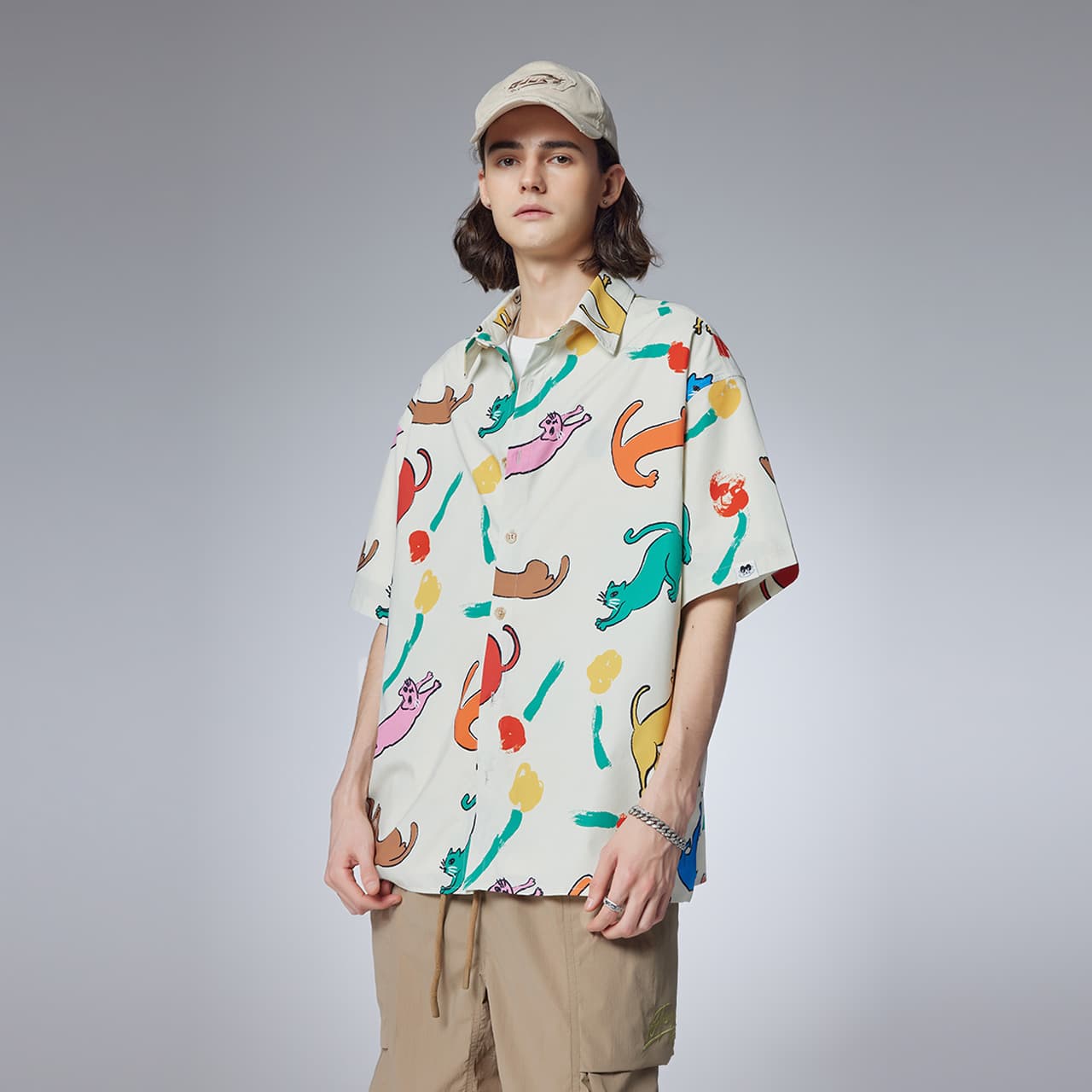 Guuka Hawaiian Shirt White