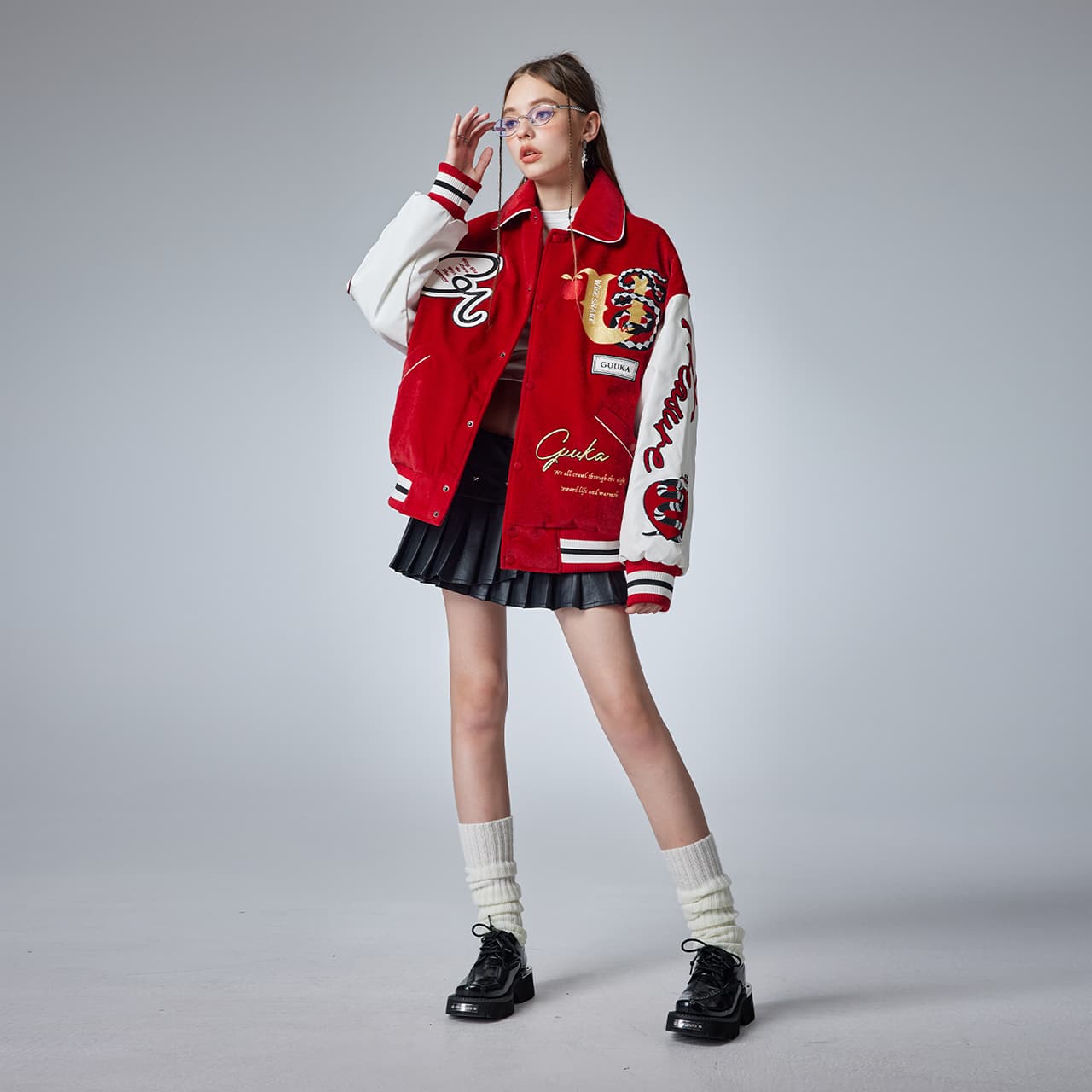 Guuka Retro Varsity Jacket