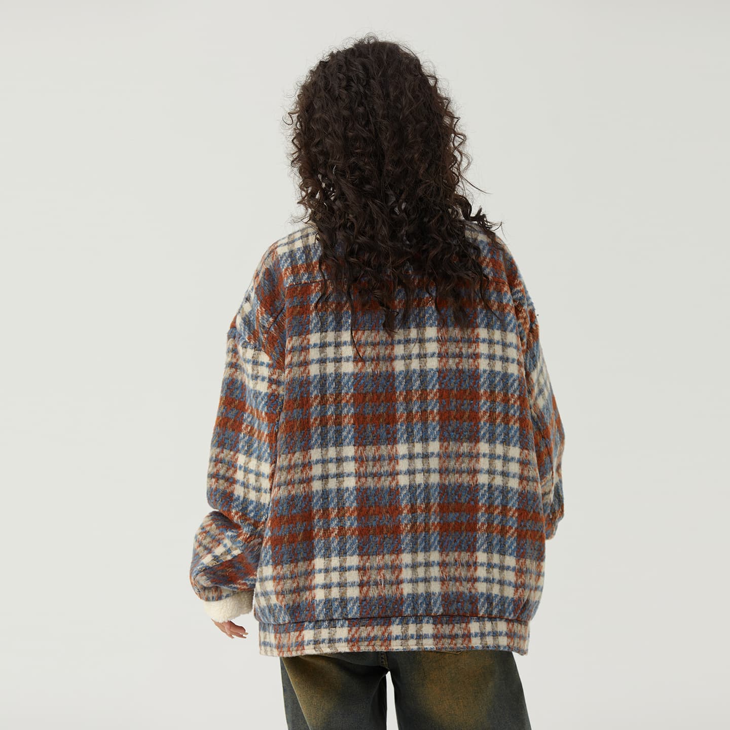 The Simpsons 90 Vintage Plaid Wool Jacket