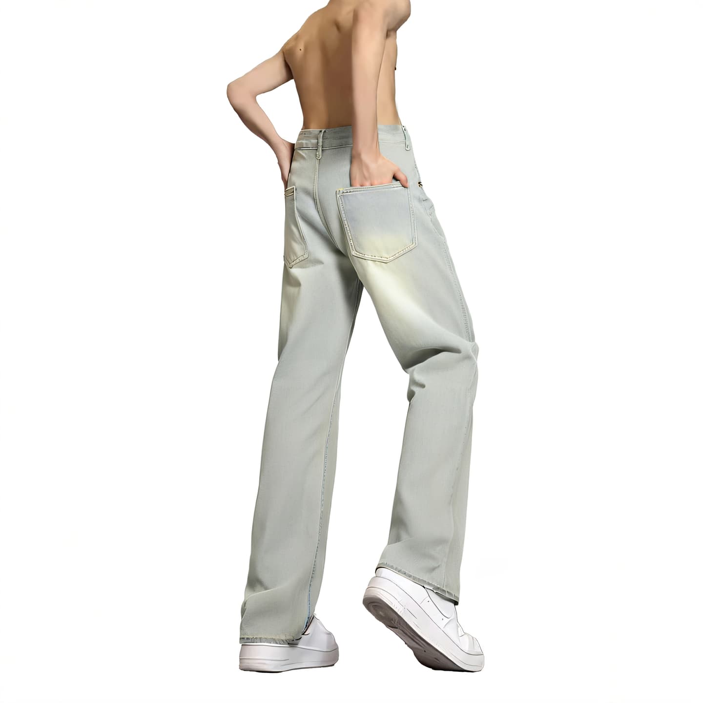 AMBER LIGHT Cleanfit Heavyweight Denim Pants