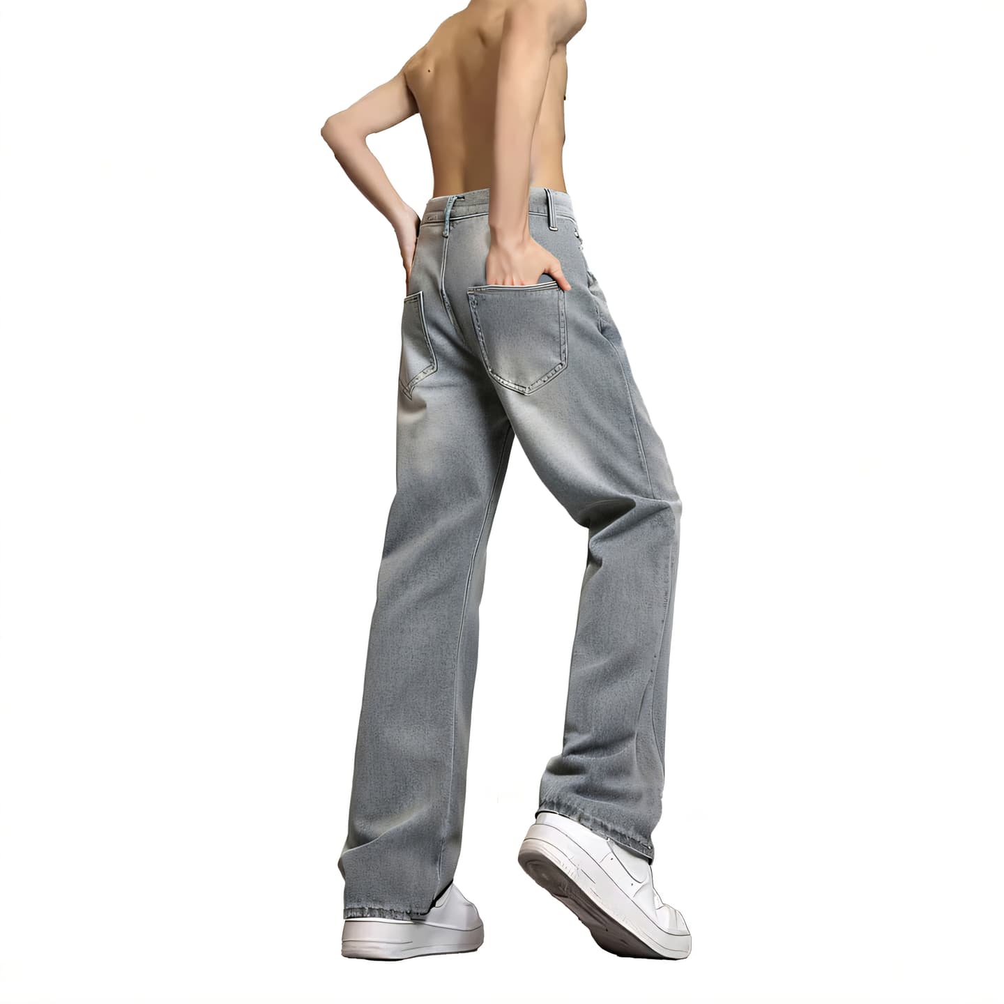 AMBER LIGHT Cleanfit Heavyweight Denim Pants