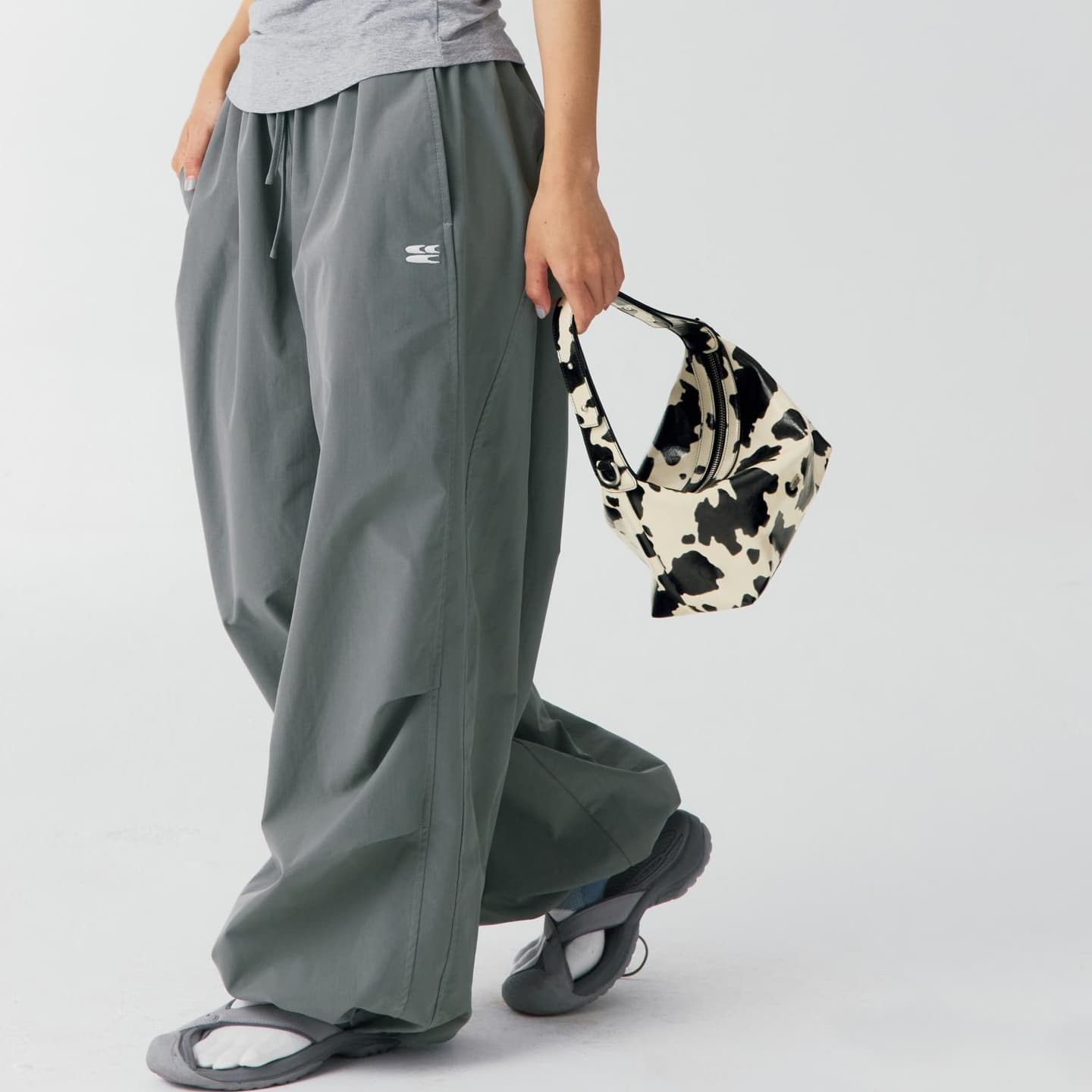 Crying Center Cow Print Handbag