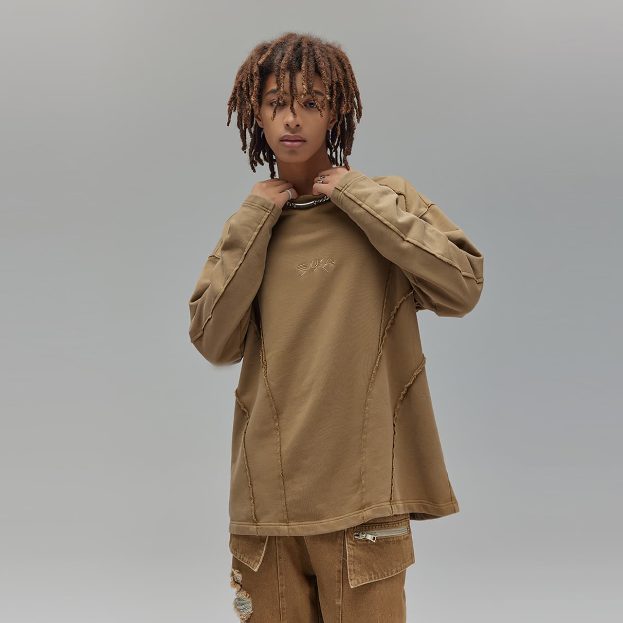Guuka Sweatshirt Khaki