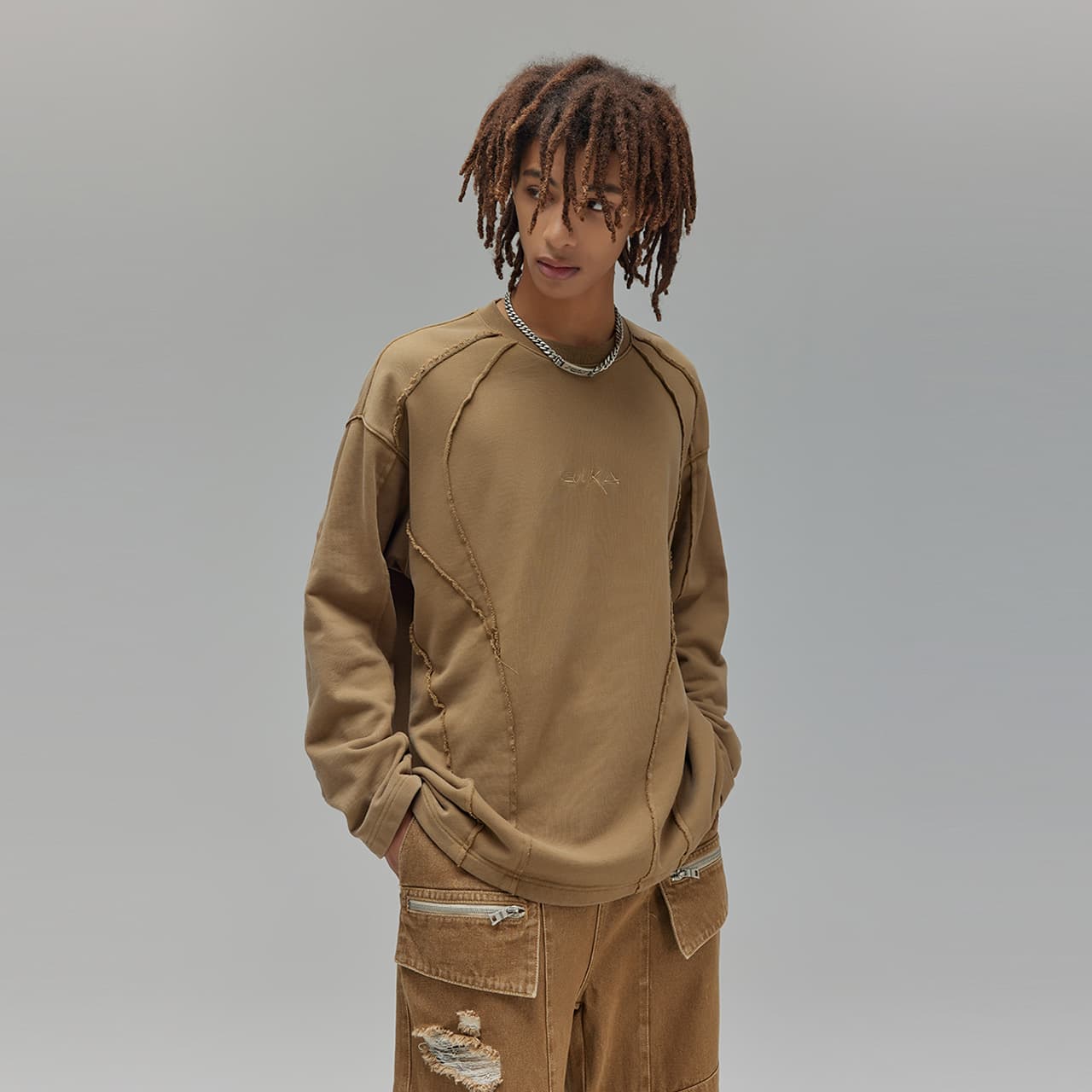 Guuka Sweatshirt Khaki