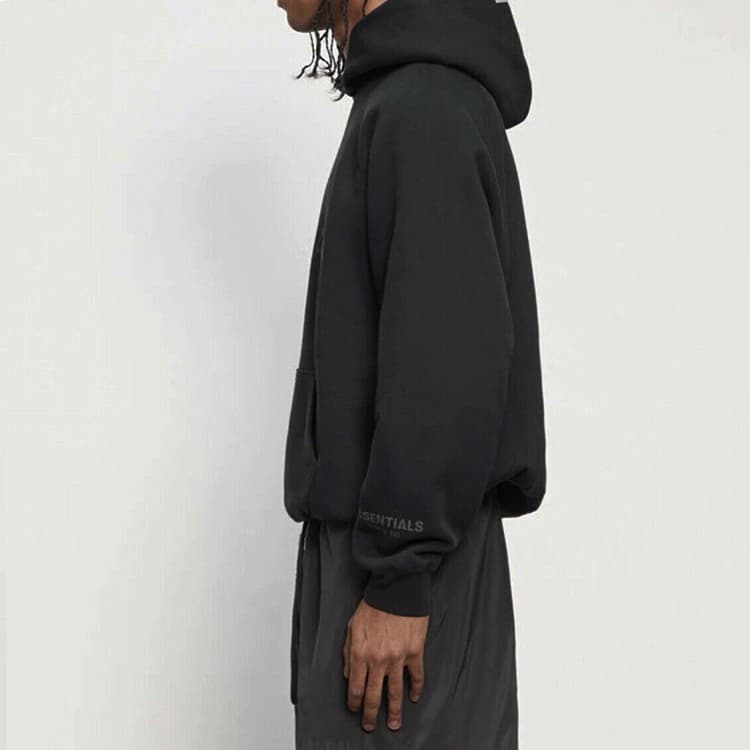 Fear of God Essentials SS20 Graphic Black Hoodie