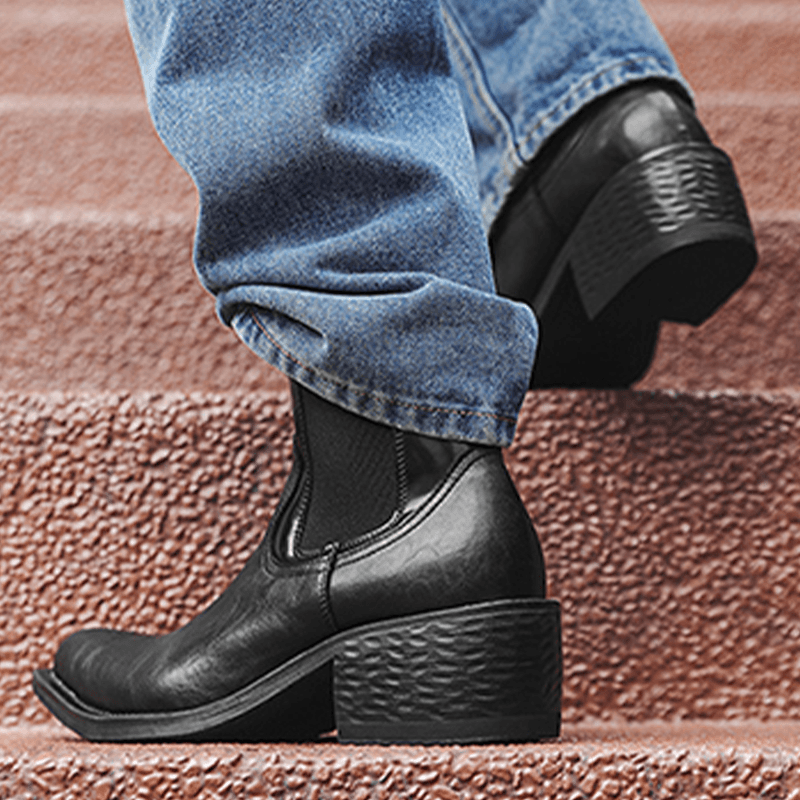 BEIDOUNIAO Chelsea Boots Black