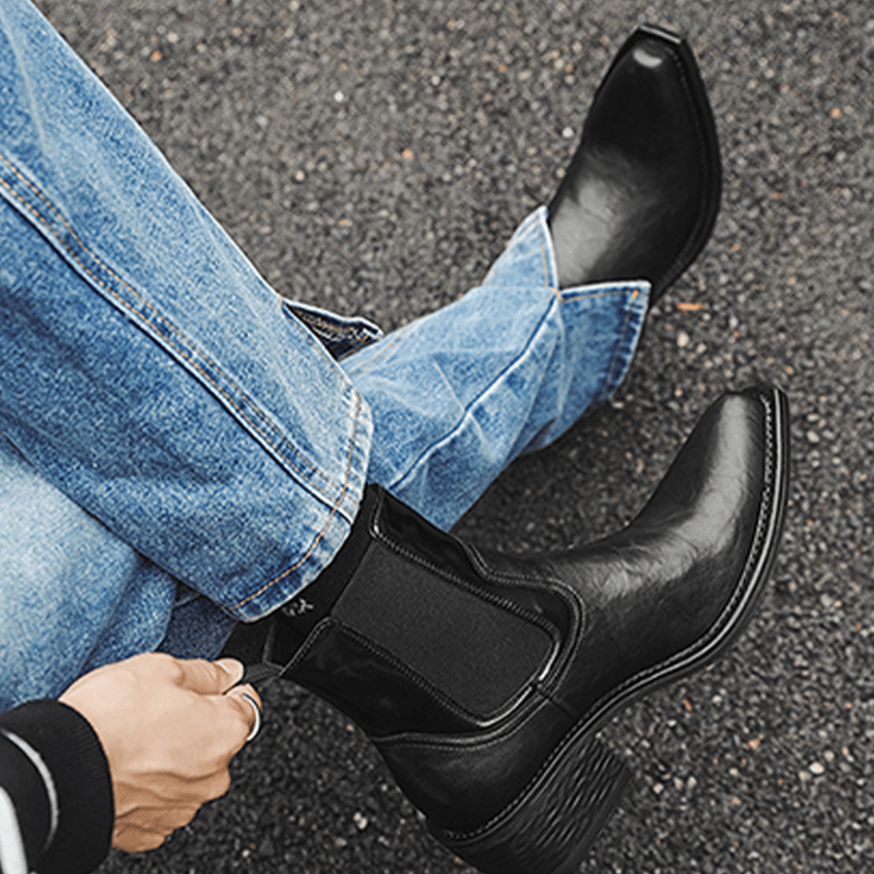 BEIDOUNIAO Chelsea Boots Black