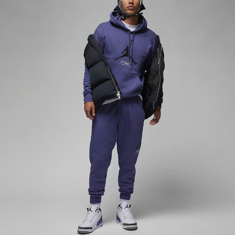 Jordan Logo Joggers Purple
