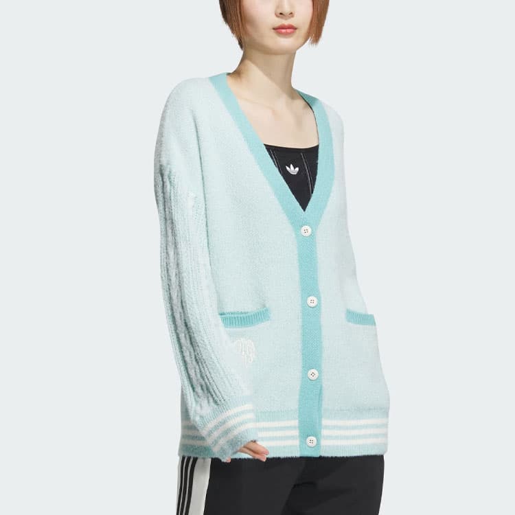 adidas Originals V-Day Polo Sweater Mint