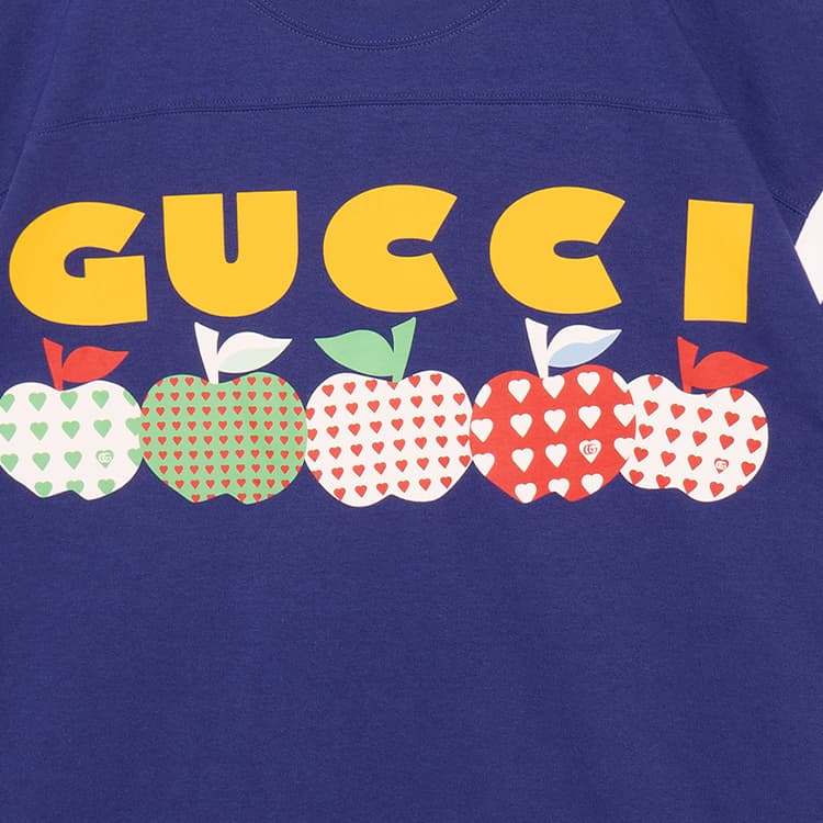 Gucci Valentine's Special FW21 T-Shirt Blue