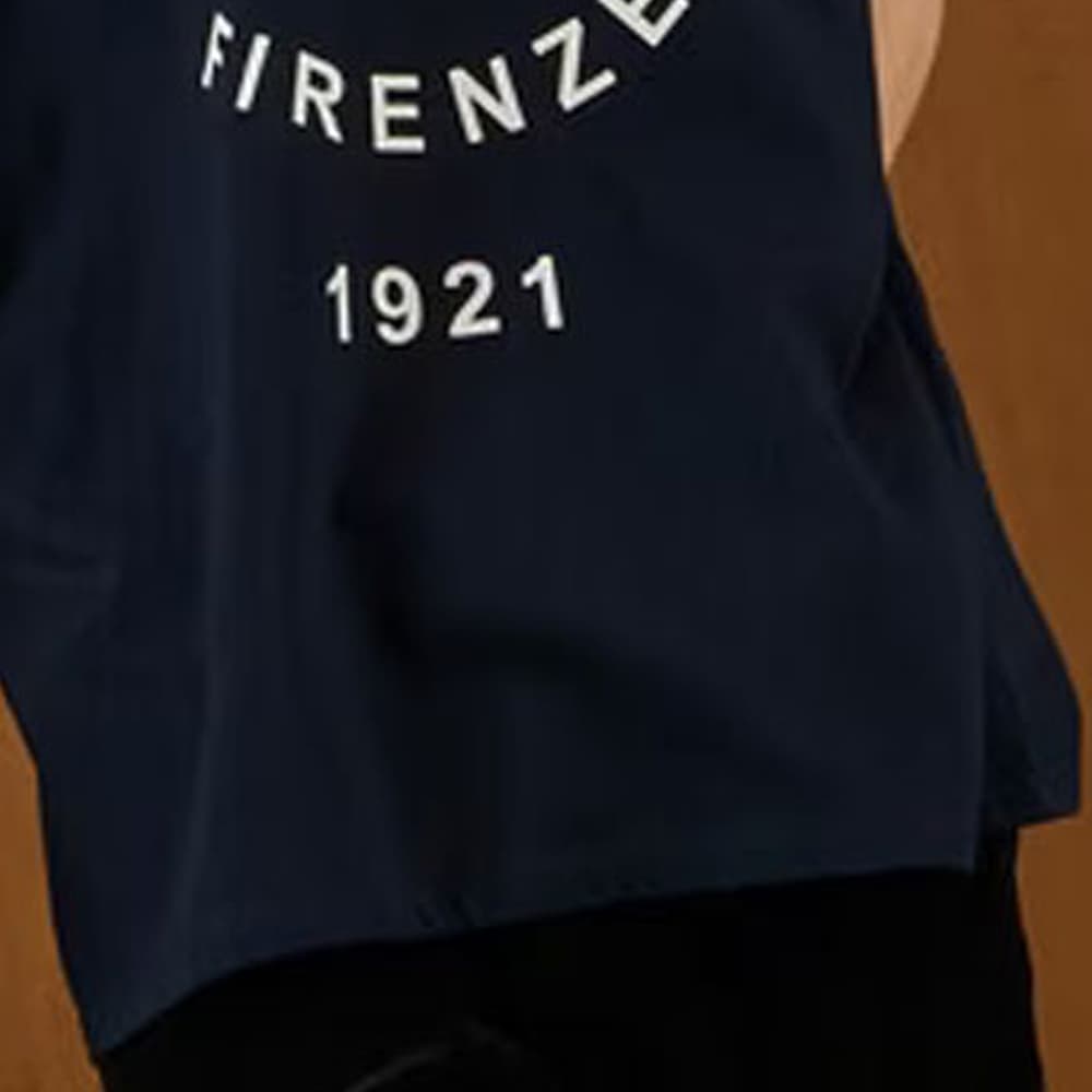 Gucci Firenze 1921 SS22 T-Shirt Navy
