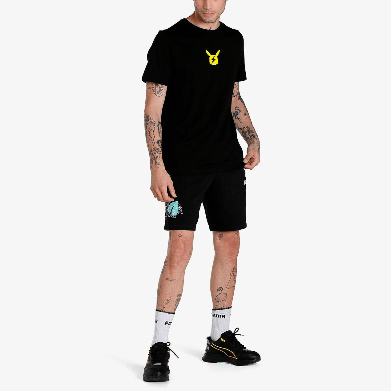 PUMA x Pokemon Shorts Black