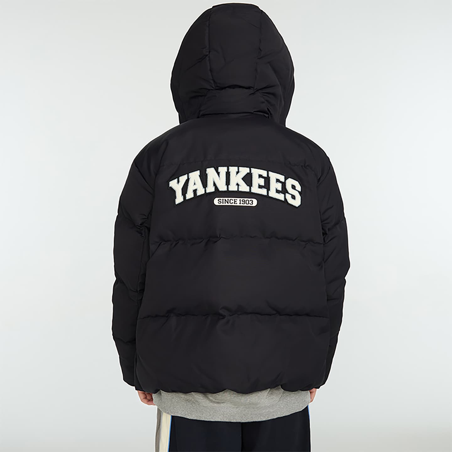 MLB Yankees Puffer Jacket Black
