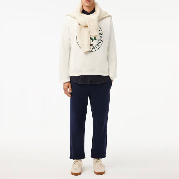 Lacoste Crewneck Sweatshirt White