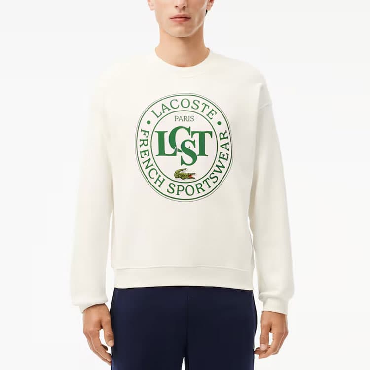 Lacoste Crewneck Sweatshirt White