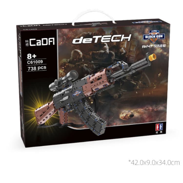 CADA AK-47 Assault Rifle Building Blocks 738pcs C61009