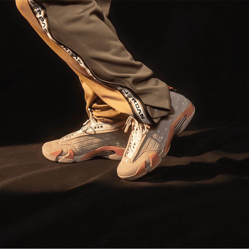 CLOT x Air Jordan 14 Low SP "Terracotta"