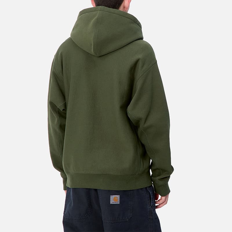 Carhartt WIP American Script FW24 Hoodie Green