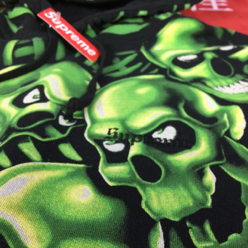 Supreme Skull Pile Hooded Sweatshirt