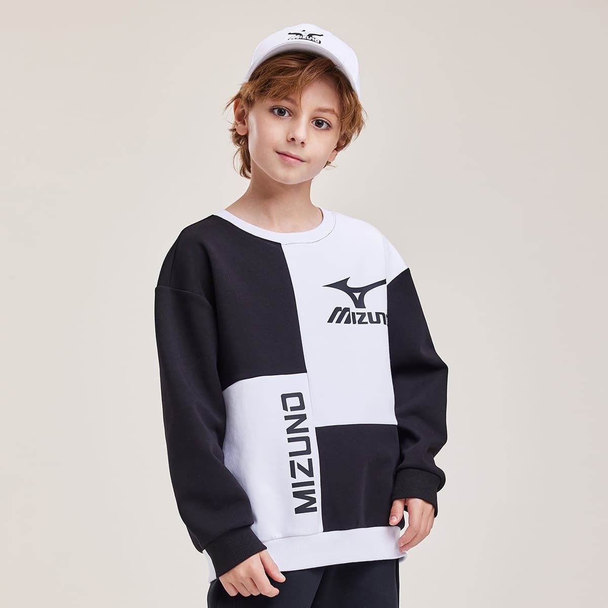 Mizuno Colorblock Pullover Sweatshirt Kids