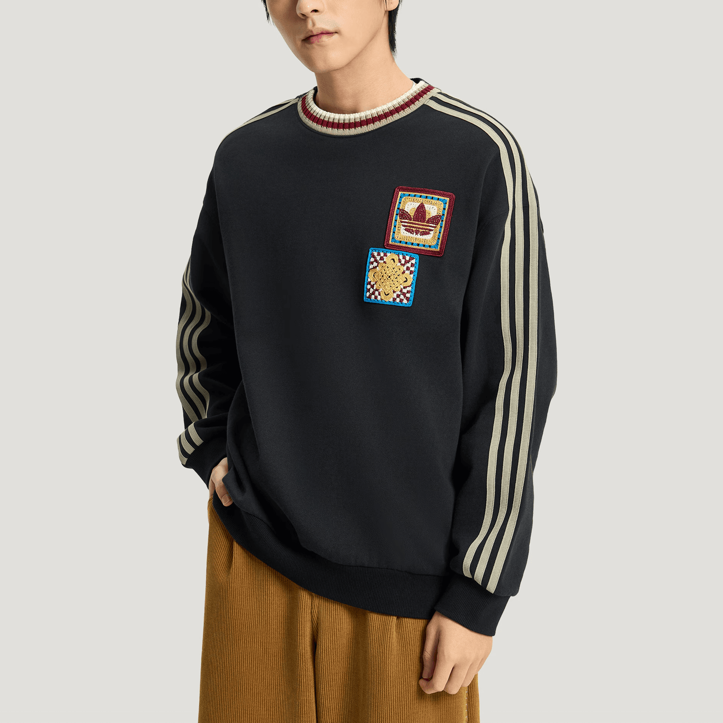 adidas Originals FW25 Crafted Crewneck Jumper