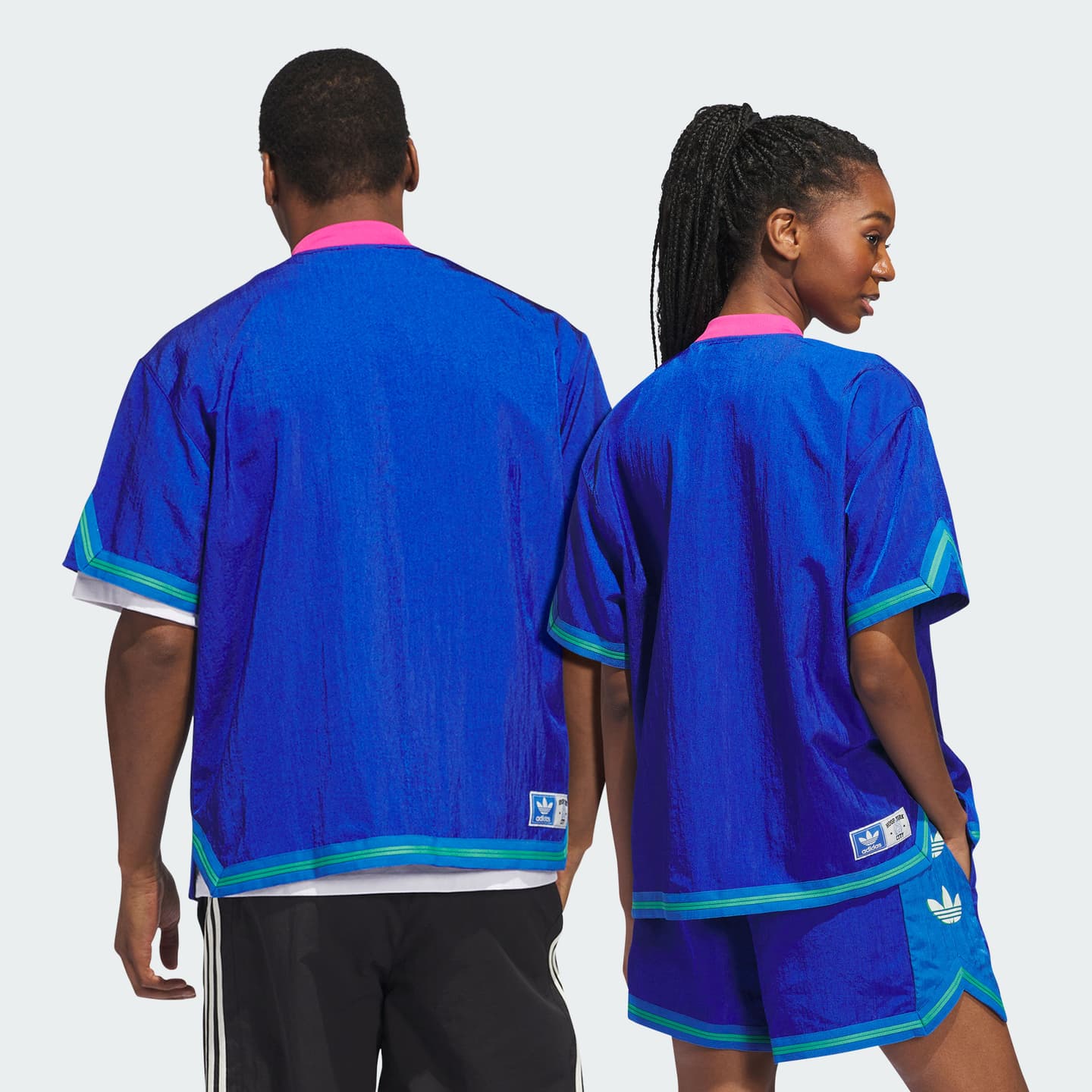 adidas originals HOOP YORK CITY WARM-UP TOP logo