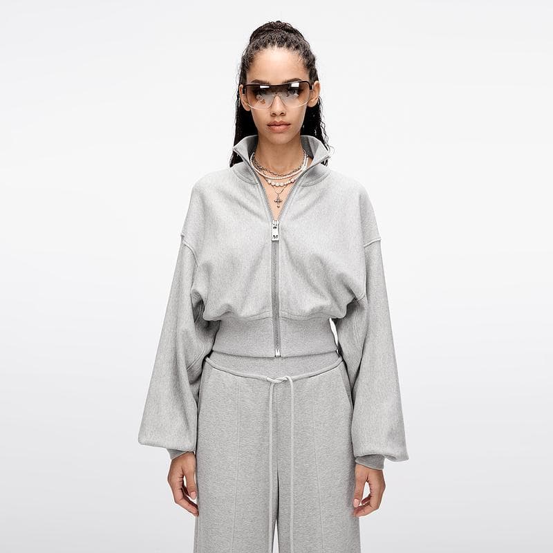 Miss Sixty Solid Zip Sweatshirt