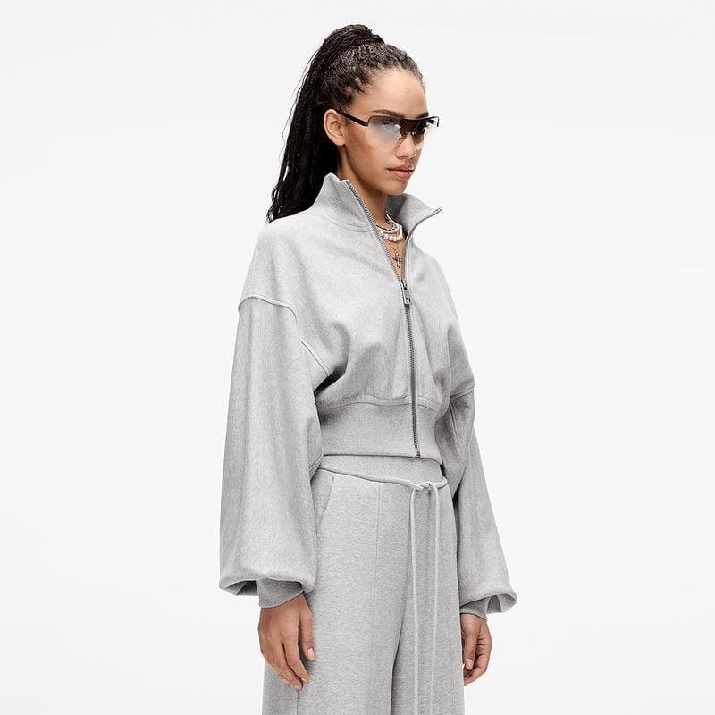 Miss Sixty Solid Zip Sweatshirt