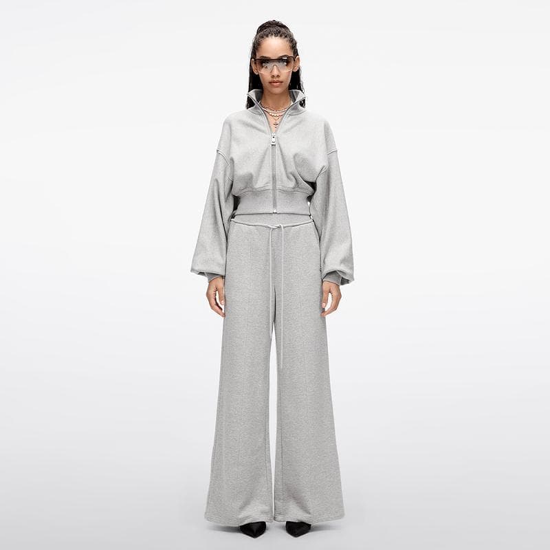 Miss Sixty Solid Zip Sweatshirt