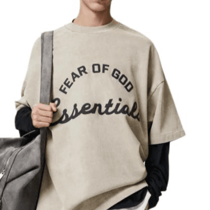Essentials SS26 TRAINING 90'S SHORT SLEEVE TEE FADED DUNE T