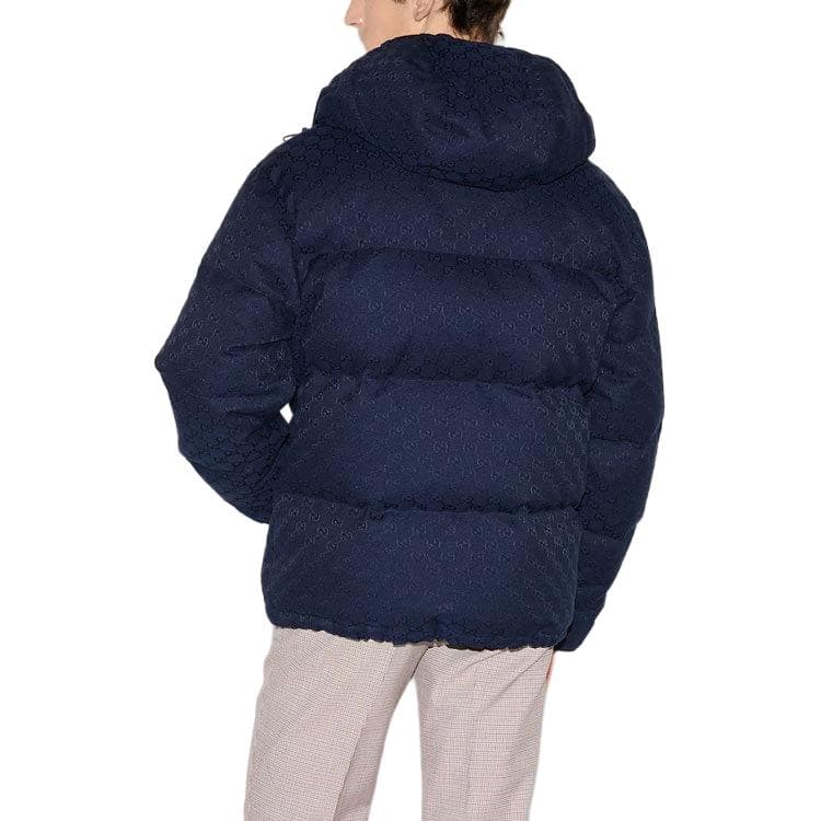 GUCCI SS25 Printed Zip Detachable Hood Jacket