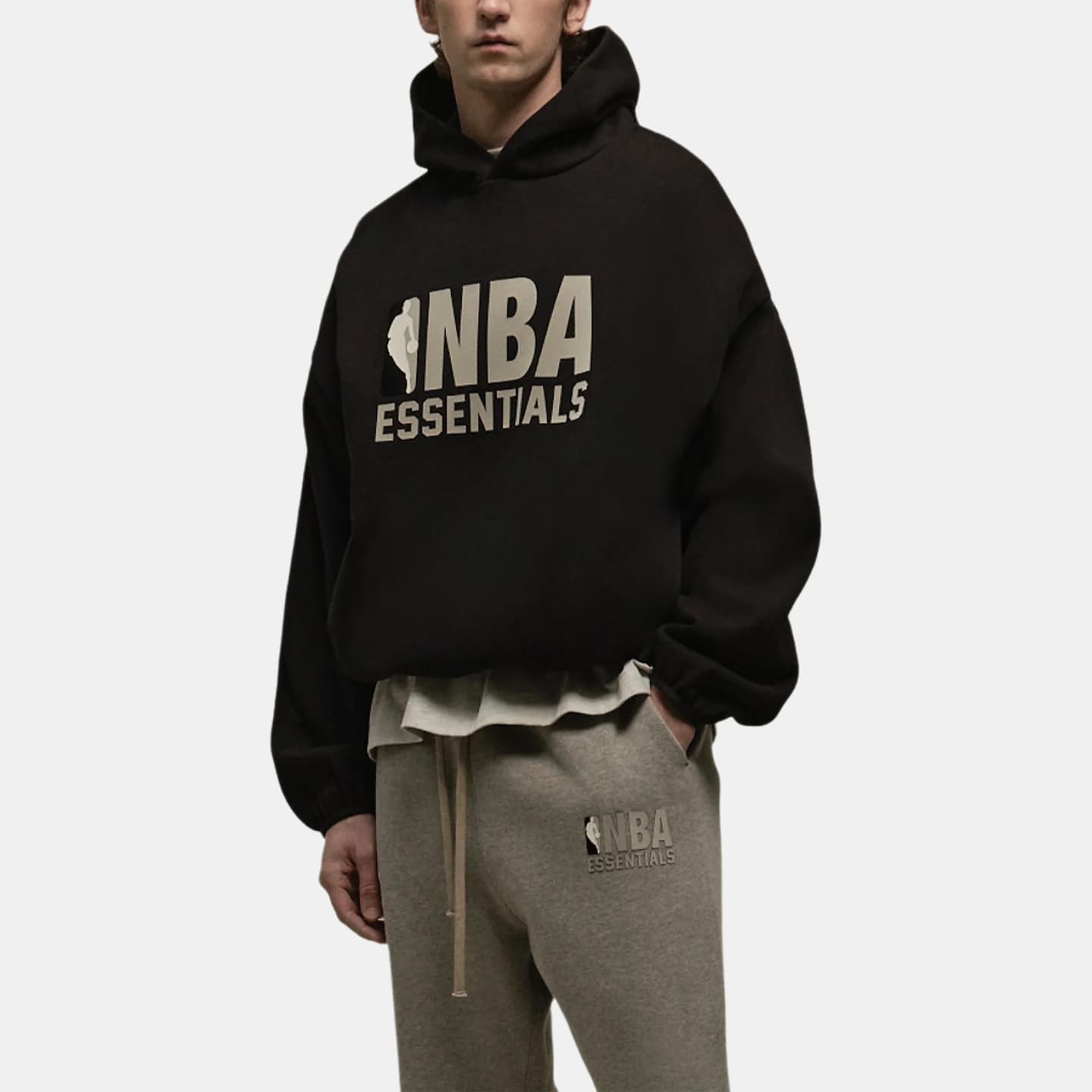 Fear of God Essentials x NBA Hoodie Black