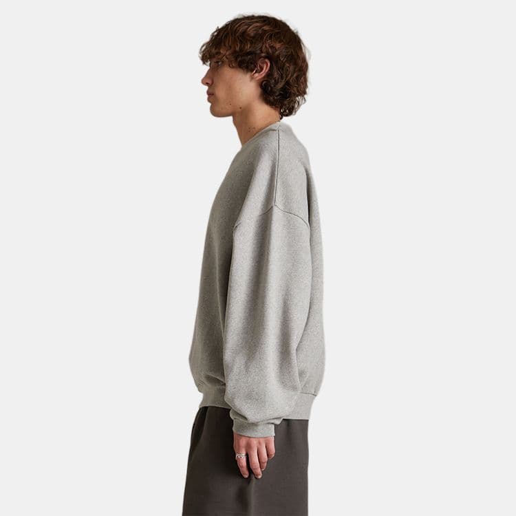 Fear of God Essentials SS24 Crewneck Sweater Dark Heather Oatmeal