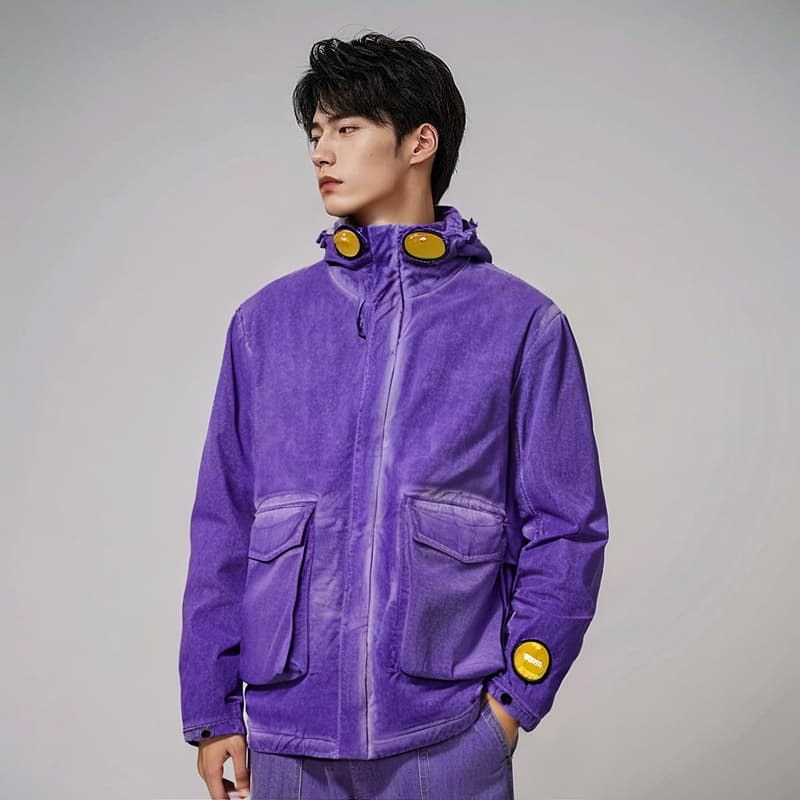 PALACE x C.P. Company Shell Goggle Jacket Purple