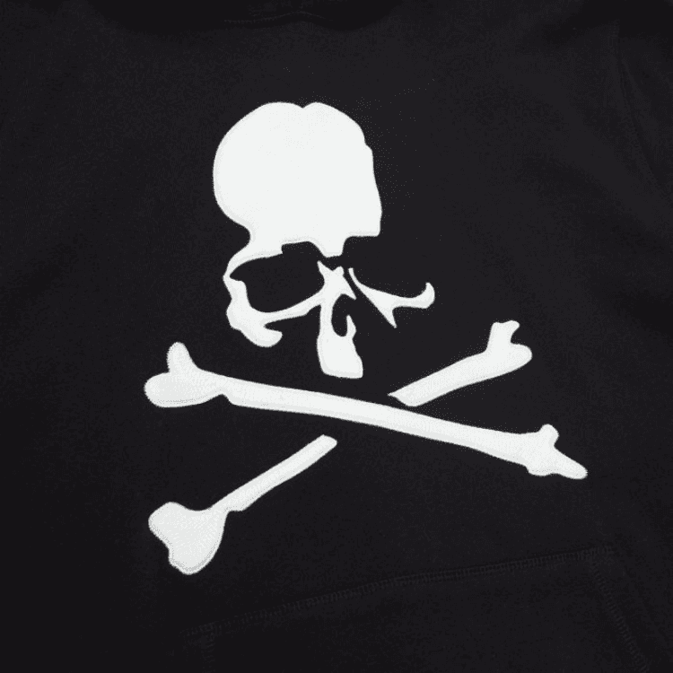 Mitchell & Ness x MASTERMIND WORLD Skull Logo Hoodie Black