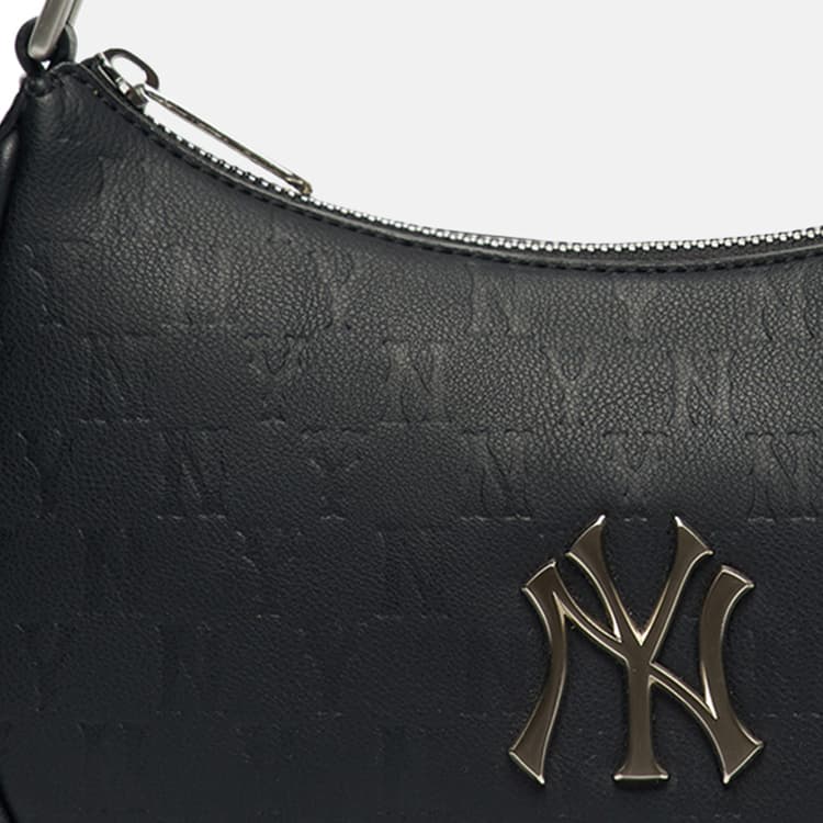 MLB Monogram Shoulder Bag Black Gold
